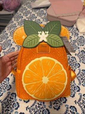 NWT Disney loungefly orange fruit boxlunch exclusive